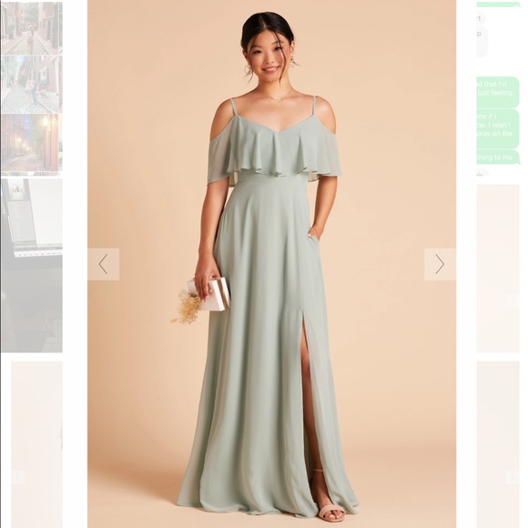 Birdy Grey Dresses & Skirts - BIRDY GREY JANE CONVERTIBLE BRIDESMAID DRESS SAGE MEDIUM